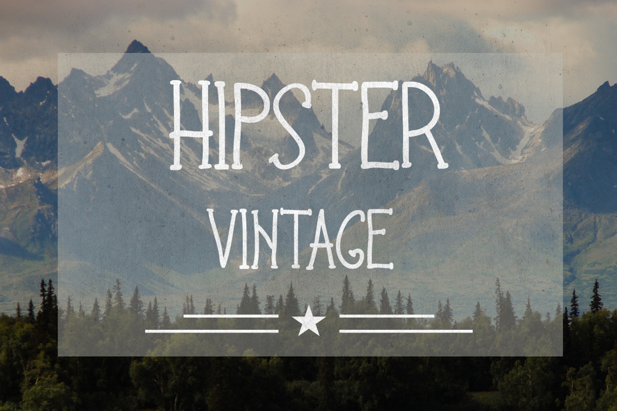 Hipster Hand Drawn Font, a Slab Serif Font by vladocar, image size:1200x800