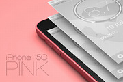 iPhone 5C Mock Ups, an iPhone Mockup by Aldo (Thumbnail 2 of 5)