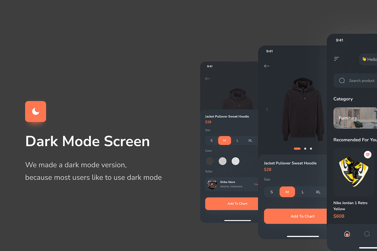 Nova - E commerence Mobile App Kit, an UI Kit Template by hellorizalahmadd (Photo 4 of 7)