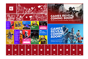 Gaming Social Media Templates Kit, a Social Media Template by Creathift (Thumbnail 7 of 7)