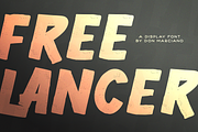Freelancer Display, a Font by DonMarciano (Thumbnail 1 of 5)