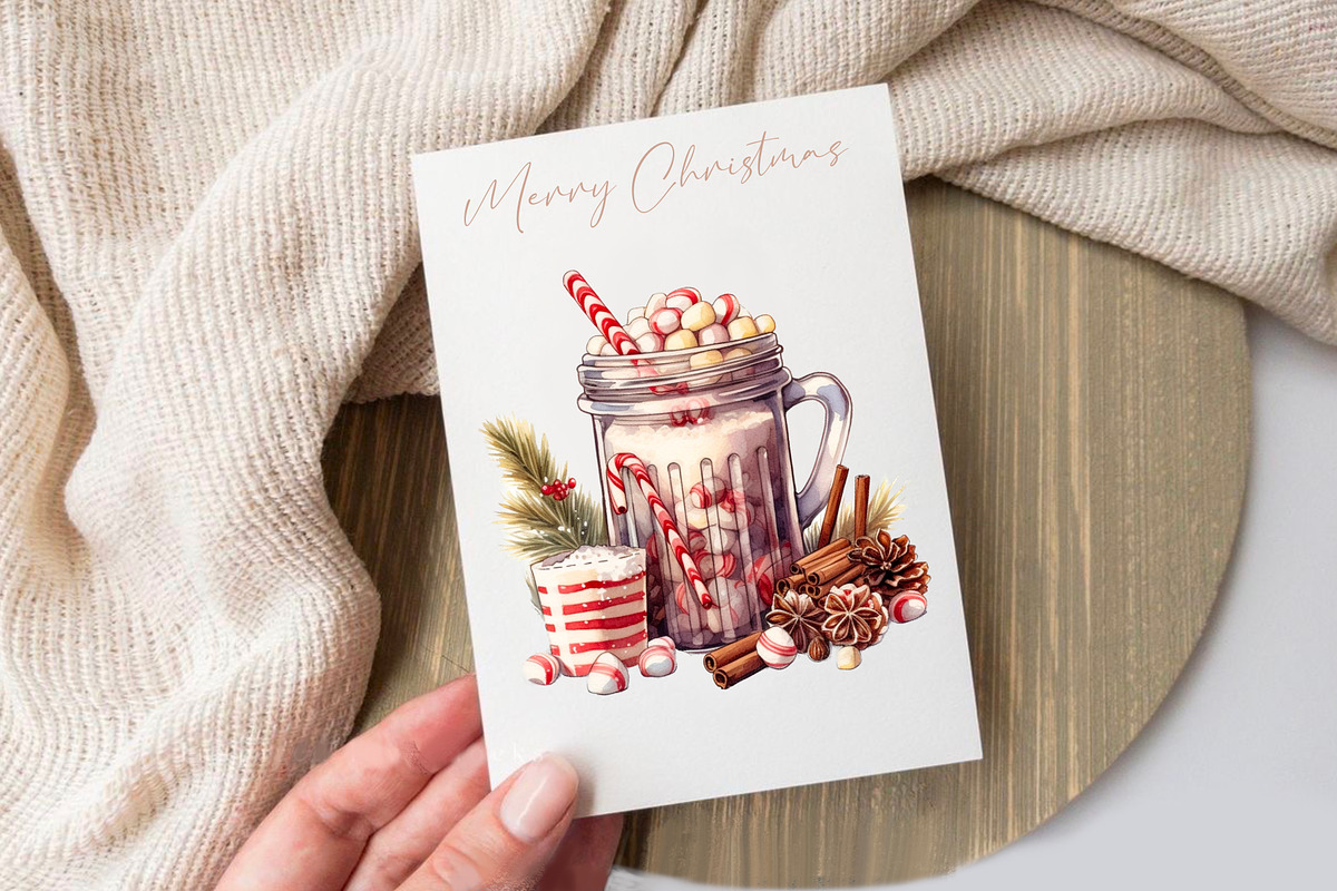 Christmas fair watercolor clipart, a Decorative Illustration by Hello My Print (Photo 5 of 10)