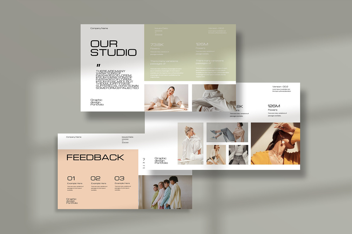 Maya Portfolio Presentation Template, a Presentation Template by UpSolution (Photo 4 of 7)