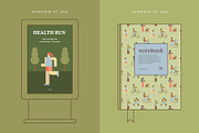 Geometric Life - Park Activities, a Person Illustration by Léo Alexandre (Thumbnail 15 of 17)