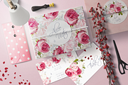 Rose Silk|Wedding invitations, an Invitation Template by Purple-Bird (Thumbnail 2 of 9)