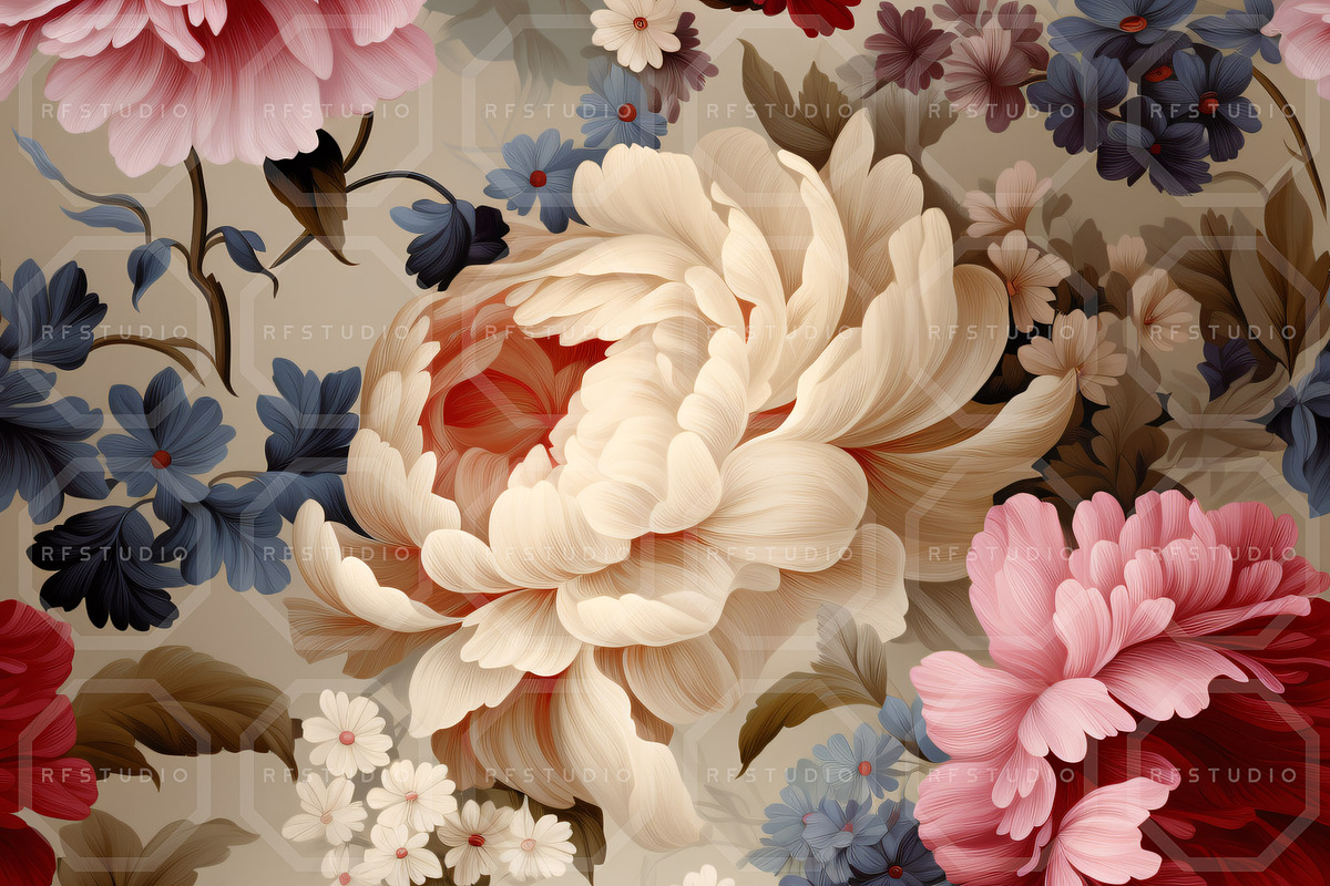DREAMSCAPE FLORALS. Seamless Pack, a Texture Illustration by RefinedFantasyStudio (Photo 2 of 9)