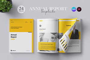 Annual Report, a Brochure Template by Orcshape Studio