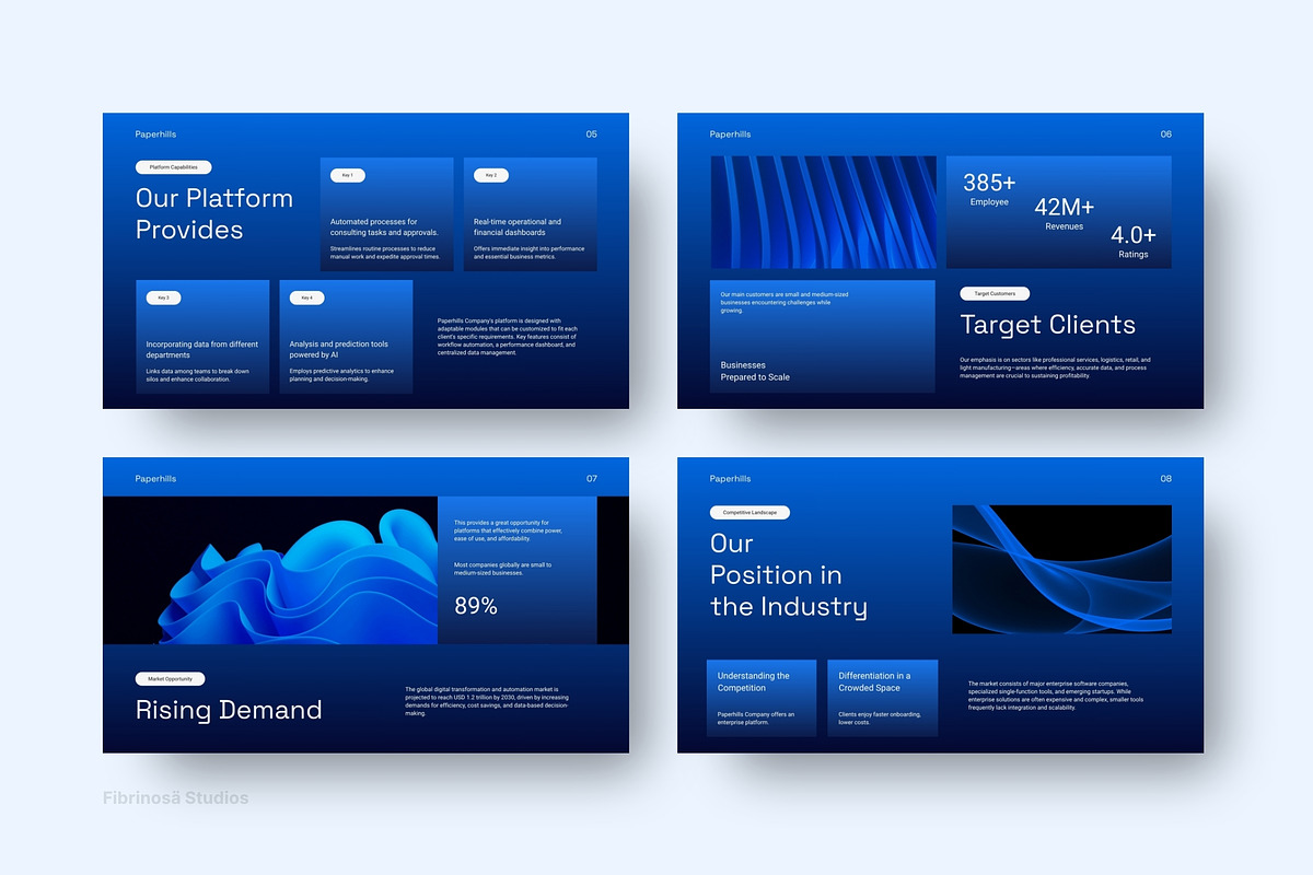 Consulting Pitch Deck Presentation, a Presentation Template by FIBRINOSÄ (Photo 5 of 7)