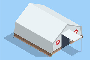 Isometric illustration of medical, an Object Illustration by Golden Sikorka