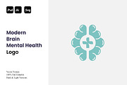 Modern Brain Mental Health Logo, a Branding & Logo Template by Luxury Logos (Thumbnail 1 of 4)
