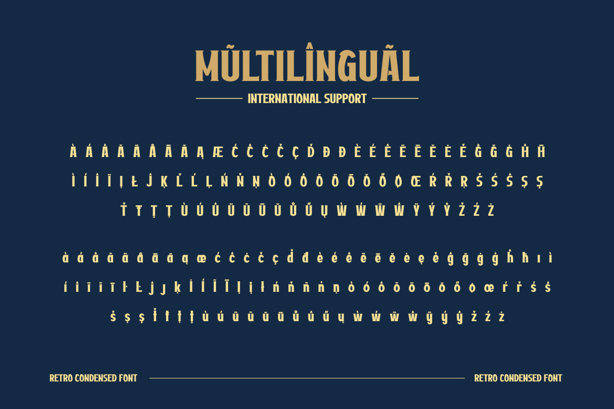 Ateknov | Retro Condensed Font, a Serif Font by twinstd (Photo 10 of 13)