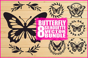 Nature Butterfly Vector Art, an Illustration by balal