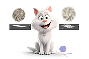Realistic Fur Brushes for photoshop, a Brush Add-On by Velo Graphic Studio (Thumbnail 4 of 9)