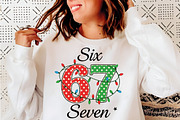 Christmas Six Seven Png,Funny PNG, an Illustration by SinaCreation (Thumbnail 2 of 5)