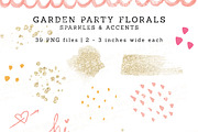 Garden Party Florals PNG Design Kit, a Decorative Illustration by Essem Creatives (Thumbnail 7 of 11)