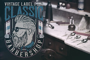 Classic BarberShop, a Symbol Font by VozzyStock (Thumbnail 3 of 6)
