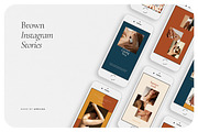 BROWN Instagram Stories, a Social Media Template by Aprilea (Thumbnail 6 of 7)