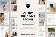 Client Welcome Packet Canva | Sky, a Magazine Template by Erin Cassidy (Thumbnail 1 of 8)