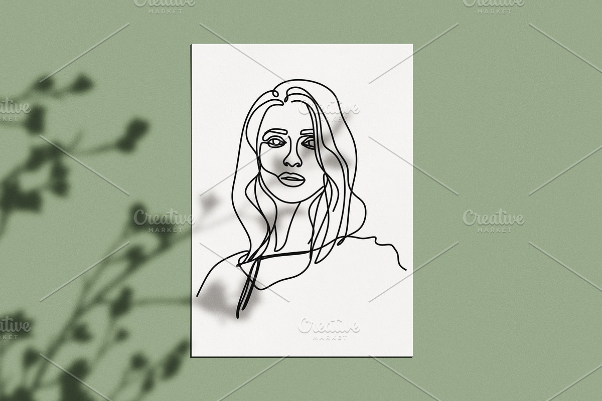 Woman Minimal Line Art Collection, an Illustration by velychko.ua (Photo 5 of 18)