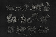 BUNDLE 4 in 1 trend line art, a Texture Illustration by PatrushevaYana (Thumbnail 23 of 30)