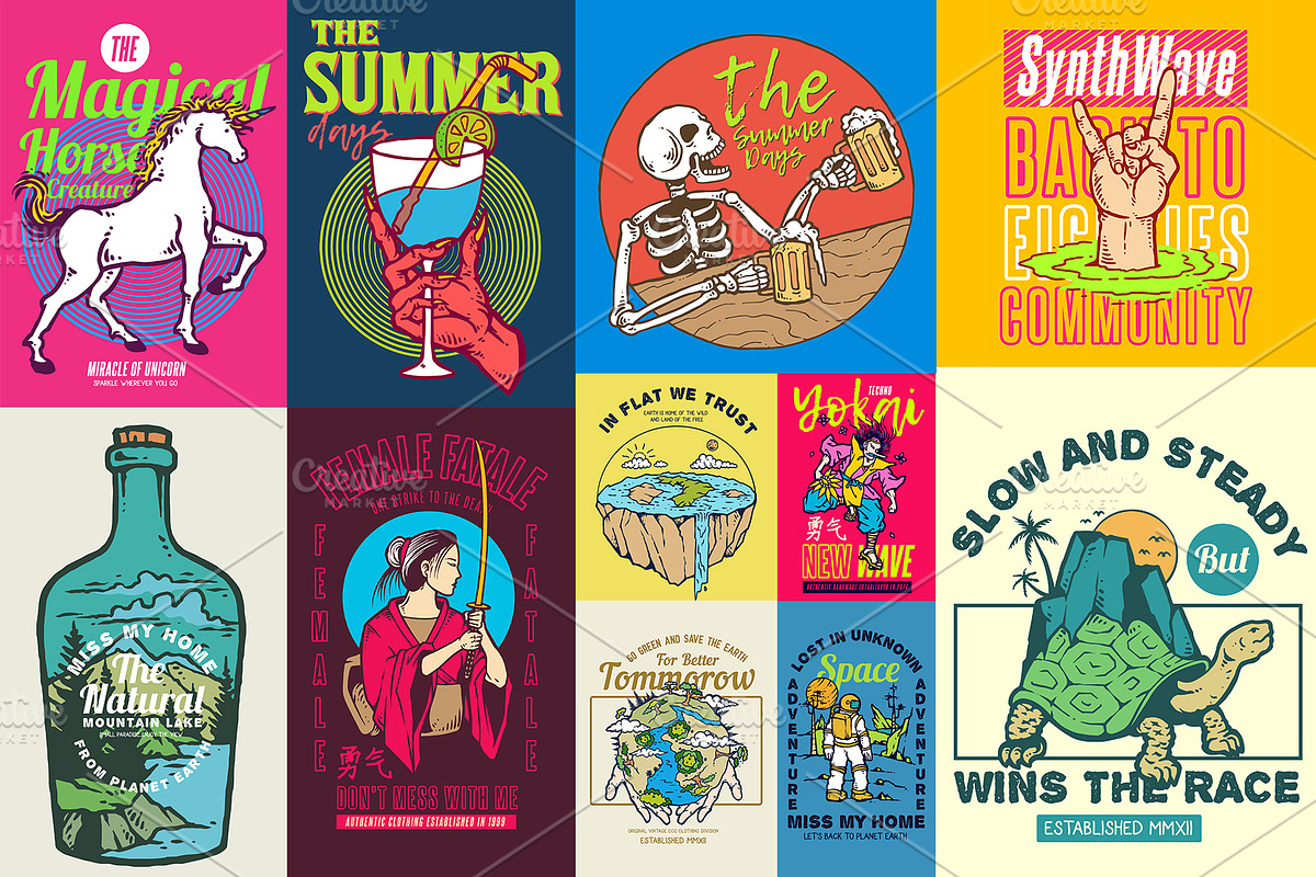100 Street Style T-Shirt Designs, an Illustration by TSV Art Collective (Photo 6 of 21)