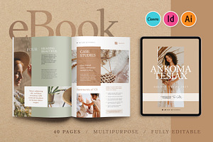 Canva EBook Template / INDD / EPS