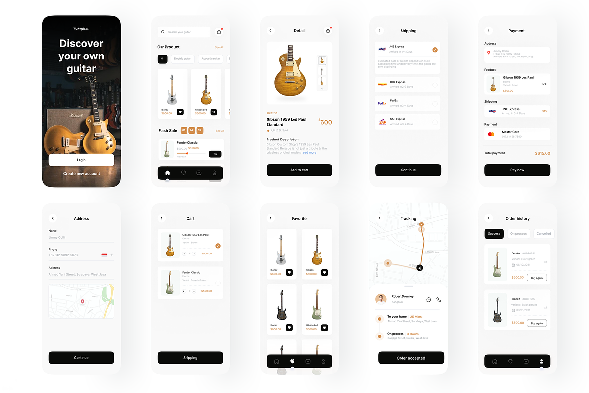 Tokogitar - E-commerce UI Kit Mobile, an UI Kit Template by Korsa Agency (Photo 4 of 6)