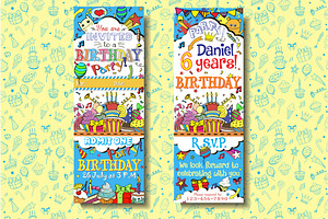 Kids Birthday Pass Invitations, an Invitation Template by SiberianArt