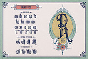 Soft Mouth Victorian Typeface, a Blackletter Font by alit design (Thumbnail 11 of 24)