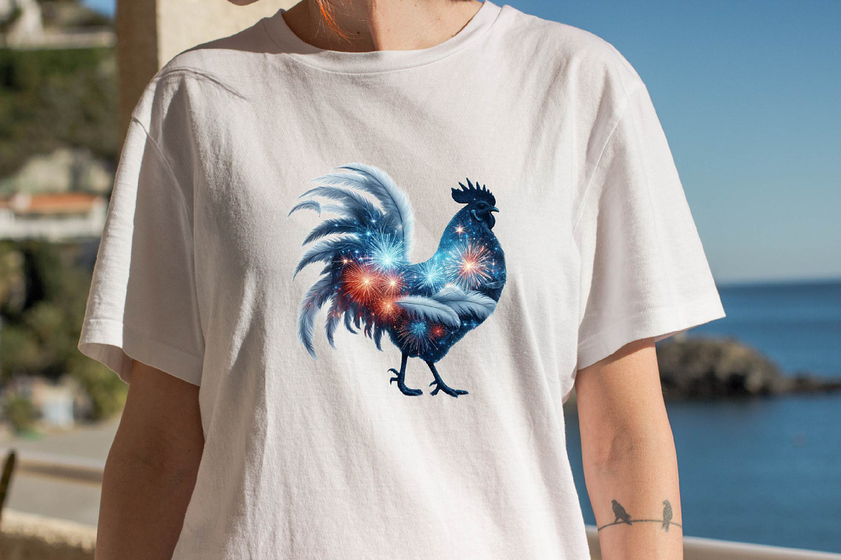 Patriotic Chicken 4th of July  Subl, an Illustration by SVGArt (Photo 2 of 7)