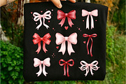 Valentine Coquette Bows PNG, an Illustration by Libby Wishes (Thumbnail 4 of 6)
