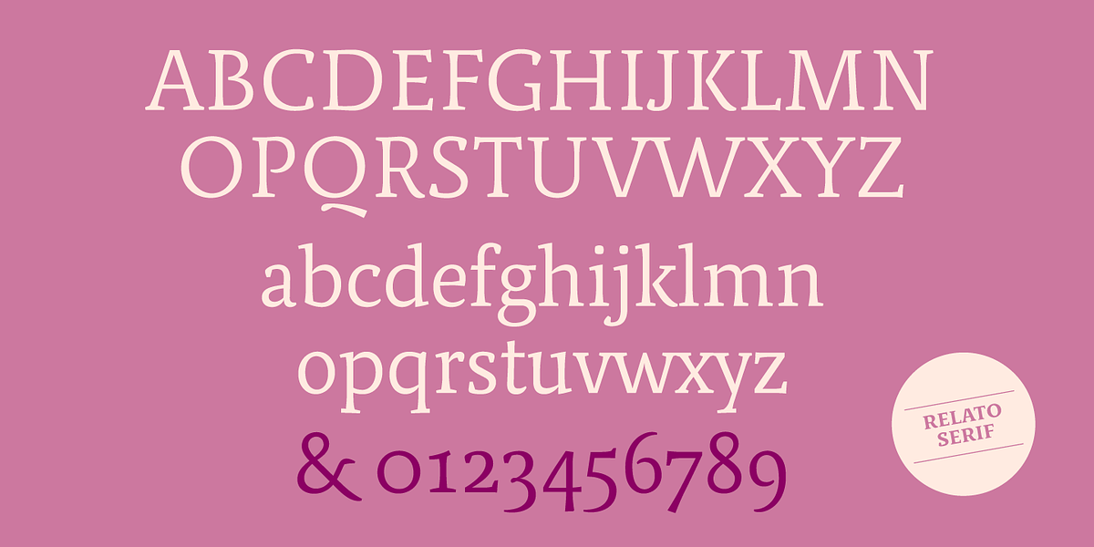 Relato Serif, a Serif Font by Emtype Foundry (Photo 10 of 10)
