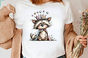Patriotic Raccoon PNG Clipart, a Seasonal Illustration by CreationArt (Thumbnail 6 of 7)