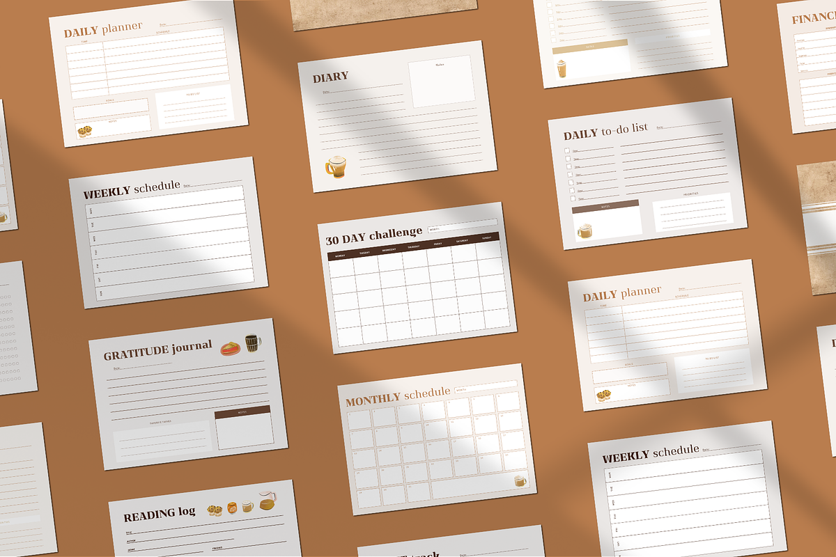 PLANNER CANVA TEMPLATE, a Stationery Template by The Little Lily Studio (Photo 4 of 5)
