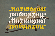 Night Empty - Italic Seventies Retro, a Sans Serif Font by Dharmas Foundry (Thumbnail 15 of 15)