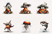 Beach Animals Clipart PNG, an Illustration by CreationArt (Thumbnail 3 of 7)