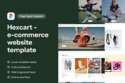 Hexcart - Clean and minimal template, a Landing Page Template by ShabbirManpurwala (Thumbnail 1 of 6)