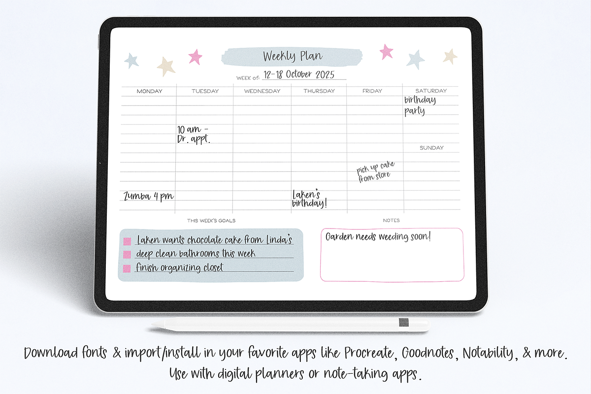 Bluebell Dreams Script, a Handwritten Font by Beck McCormick (Photo 7 of 10)