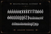 ShadowThrone-Modern Blackletter Font, a Blackletter Font by overlaytemplates (Thumbnail 5 of 5)