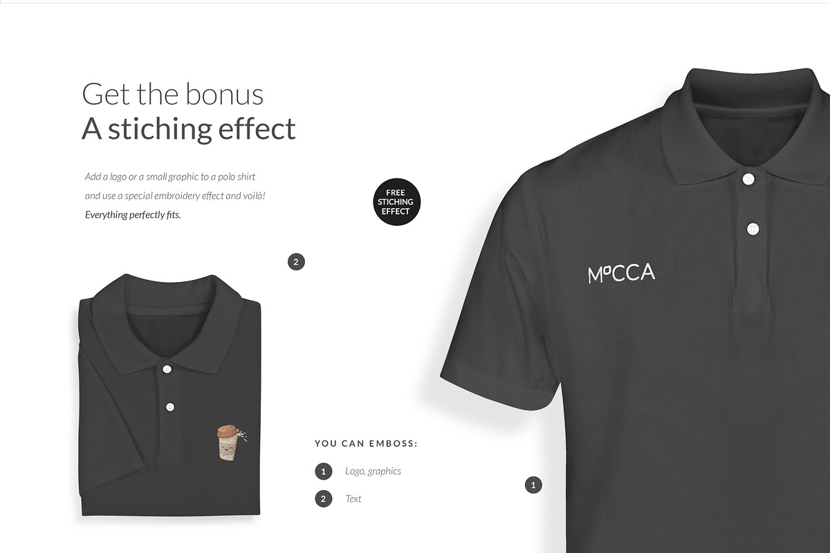 4x Men Polo Ghost Mock-ups FREE DEMO, a Books & Magazine Mockup by Apparel_Mockups (Photo 15 of 22)