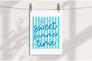 Striped Summer Quotes Bundle PNG, a Seasonal Illustration by Dream Creation (Thumbnail 7 of 9)