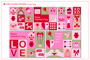Happy Valentine's Abstract set, an Object Illustration by ArtPavo (Thumbnail 2 of 9)