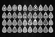 120 Svg Earrings laser cut template, a Graphic by CncCutModel (Thumbnail 3 of 4)