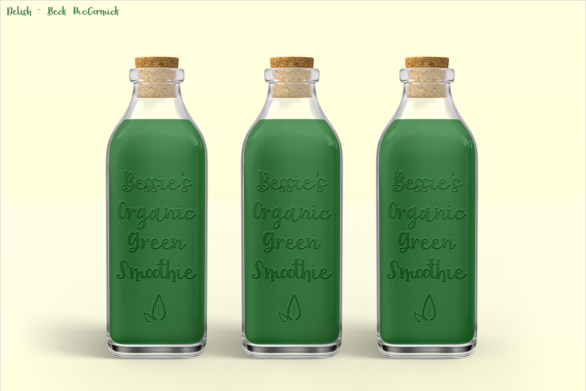 Delish Script, a Script Font by Beck McCormick (Photo 7 of 11)