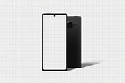 Dark Smartphone Mockup, a Device Mockup by zpackcreative (Thumbnail 2 of 4)