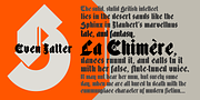 Bastard, a Blackletter Font by Barnbrook Fonts (Thumbnail 4 of 7)