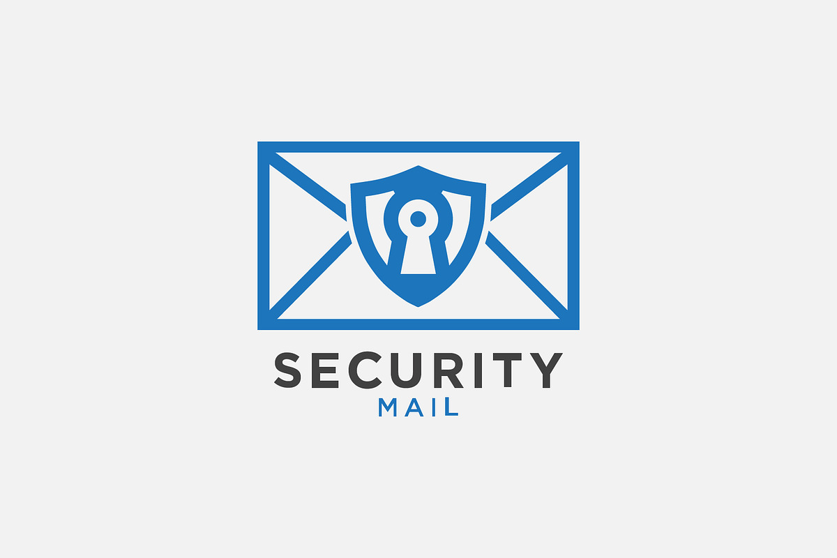 Security mail logo template