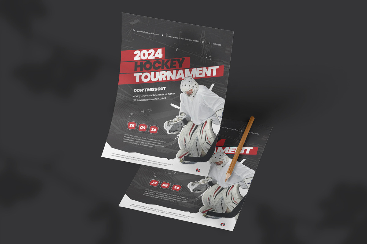 Hockey - Poster, a Print Template by VUNIRA (Photo 2 of 2)