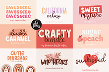Crafty Bundle - 13 Handwritten Fonts