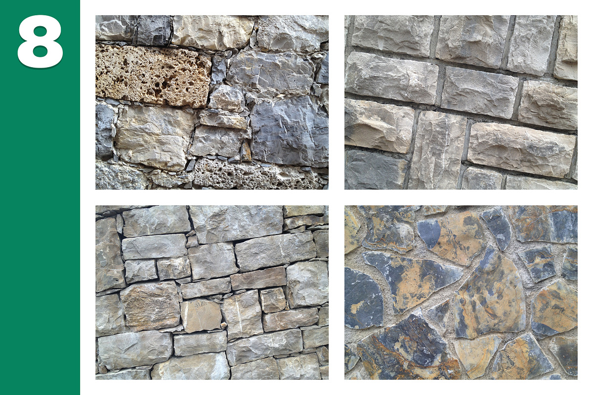 8 Brick Textures preview 3